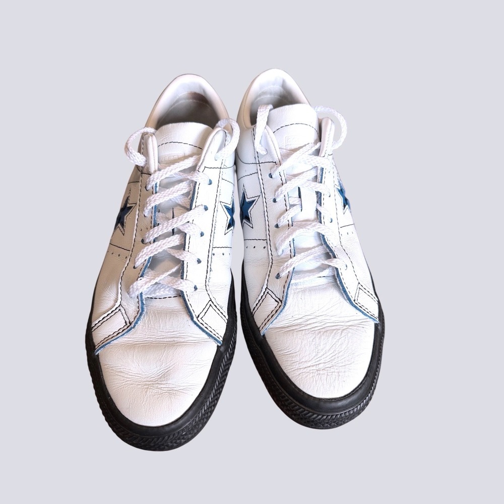 Converse x Eddie Cernicky One Star Pro Ox White Blue Leather Skate Shoes M6 W7.5 - Picture 3 of 6